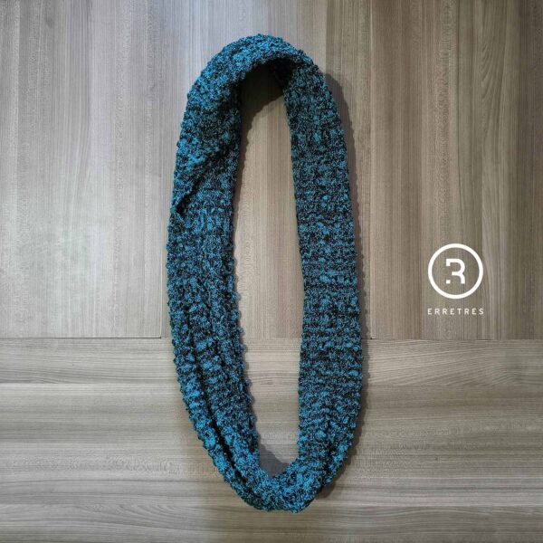 Cuello Ondas Azul negro w