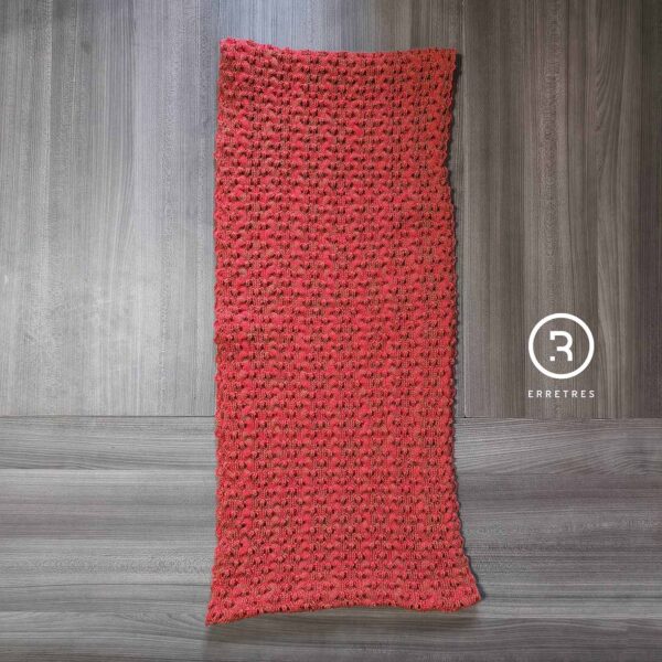 Cuello Ondas rojo café A w